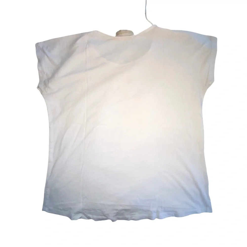 Michael Kors White Short‎ Sleeve Tee with Logo - Picture 2 of 4